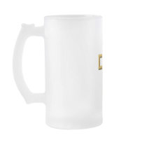 Empty cross coffee mug