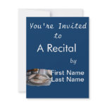 Empty Eaten Plate Fork Knife Food Foodie Design Invite