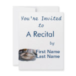 Empty Eaten Plate Fork Knife Food Foodie Design Personalized Invite