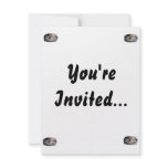 Empty Eaten Plate Fork Knife Food Foodie Design Custom Invite