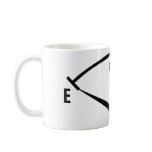 empty fuel tank icon coffee mug