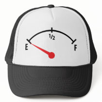 empty fuel tank indicator gauge car hats