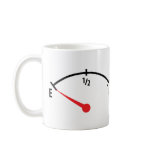 empty fuel tank indicator gauge car mugs