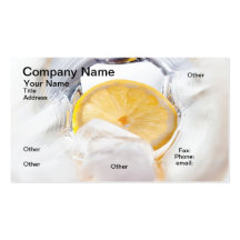 Empty glass business card templates