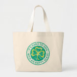 Empty Glass Shamrock Canvas Bag