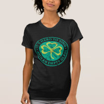 Empty Glass Shamrock t-shirts