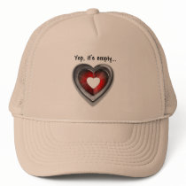 Empty Heart Trucker Hats