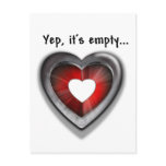 Empty Heart Postcard