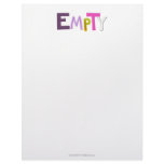 Empty hollow still quiet vacant zen colour word ar
