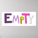 Empty hollow still quiet vacant zen colour word ar