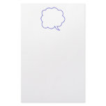 Empty speech bubble #1 stationery paper