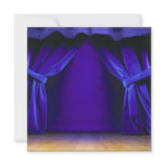 Empty Stage With Curtains