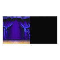 Empty Stage With Curtains