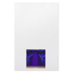 Empty Stage With Curtains stationery