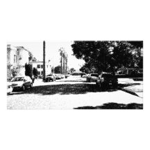 Empty Street Customized Photo Card