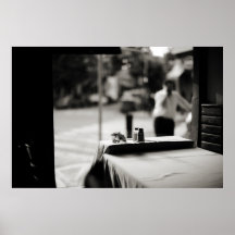 Empty Table Poster