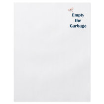 Empty The Garbage Reminders Custom Flyer