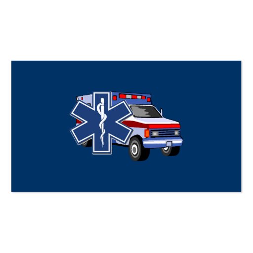 EMS Ambulance Business Card