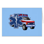 EMS Ambulance Greeting Cards