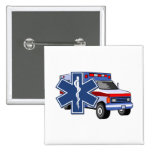 EMS Ambulance Pinback Buttons