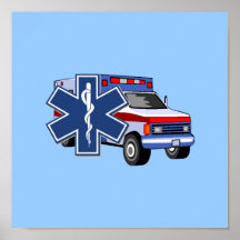 EMS Ambulance Print