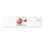 EMS EMT Rescue Medical Helicopter Ambulance Bumper Sticker