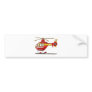 EMS EMT Rescue Medical Helicopter Ambulance Bumper Sticker