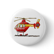 EMS EMT Rescue Medical Helicopter Ambulance Pins