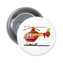 EMS EMT Rescue Medical Helicopter Ambulance Pins
