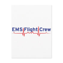 EMS Flight Crew (fwd banner) Postcards
