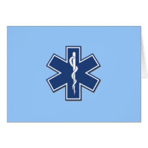EMS Star of Life Greeting Card