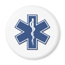 EMS Star of Life Fridge Magnet
