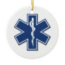 EMS Star of Life Christmas Tree Ornament