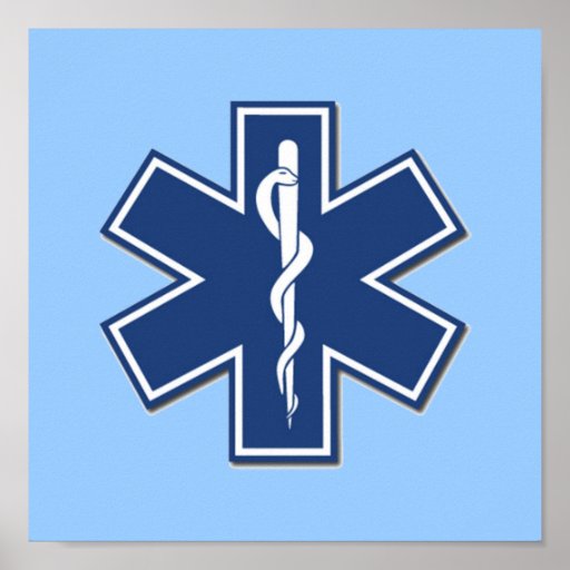 EMS Star of Life Print