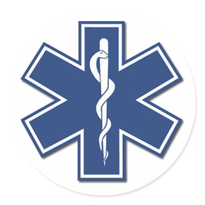 EMS Star of Life Sticker by bonfireems