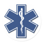 EMS Star of Life stickers