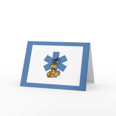 EMS Thanksgiving Cards by bonfireems