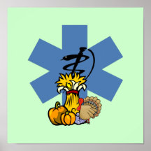 EMS Thanksgiving For EMT and Paramedics Print