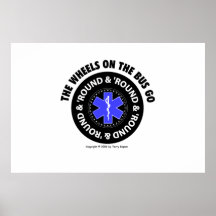 EMS - The wheels go round & round, Poster