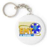 EMT 1ST RESPONDER EMERGENCY MEDICAL TECHNICIAN KEYCHAIN