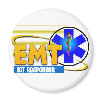 EMT 1ST RESPONDER EMERGENCY MEDICAL TECHNICIAN FRIDGE MAGNETS