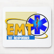 EMT 1ST RESPONDER EMERGENCY MEDICAL TECHNICIAN MOUSE PAD