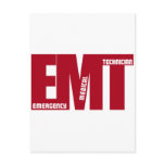 EMT BIG RED - EMERGENCY MEDICAL TECHNICIAN POST CARDS