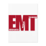 EMT BIG RED - EMERGENCY MEDICAL TECHNICIAN POST CARDS