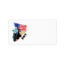 EMT Bikers Address Labels