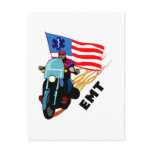 EMT Bikers Postcard