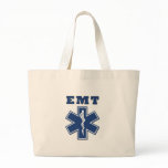 EMT Blue Star of Life Tote Bag