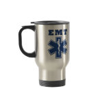 EMT Blue Star of Life Coffee Mugs