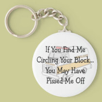 EMT --"Circling The Block" Funny Gifts keychains