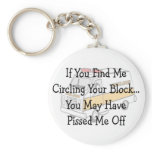 EMT --"Circling The Block" Funny Gifts Keychain